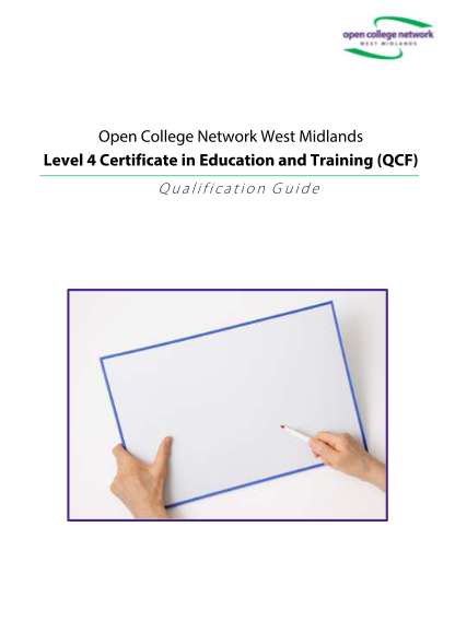 53873795-ocnwmr-level-4-certificate-in-education-and-training-qcf-ocnwmr-org