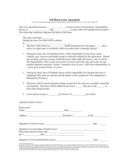 53919448-4-h-horse-lease-agreementdoc
