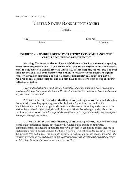 54316177-b-1d-official-form-1-exhibit-d-1209-united-states-bankruptcy-court-district-of-in-re-debtor-case-no-casb-uscourts