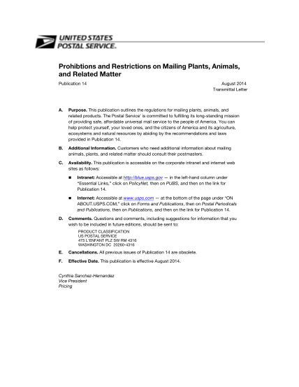 54563163-publication-14-prohibtions-and-restrictions-on-mailing-animals-plants-and-related-matter-tpa-annual-report-form