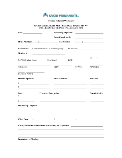 54563907-cos-routine-referral-worksheet-2007-kaiser-permanente-providers-kaiserpermanente