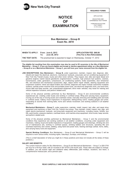 54647069-required-forms-notice-of-examination-application-education-and-experience-test-paper-foreign-education-fact-sheet-if-applicable-bus-maintainer-group-b-exam-no-dmna-ny