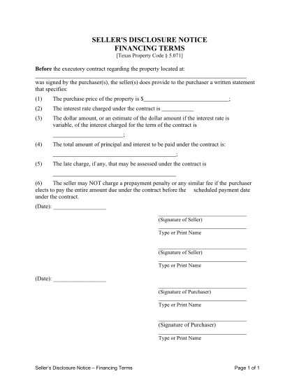 5479961-texas-sellers-disclosure-of-financing-terms-for-residential-property-in-connection-with-contract-or-agreement-for-deed-aka-land-contract