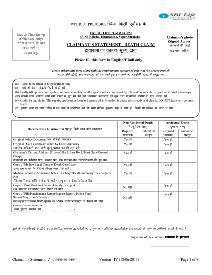 54958475-sbi-deceased-claim-form-sample