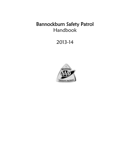 55012609-bannockburn-safety-patrol-handbook-2013-14-montgomeryschoolsmd
