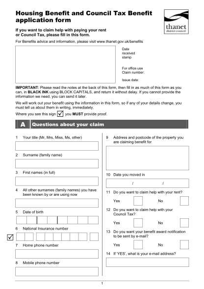 55064477-housing-benefit-and-council-tax-benefit-application-form-thanet-gov