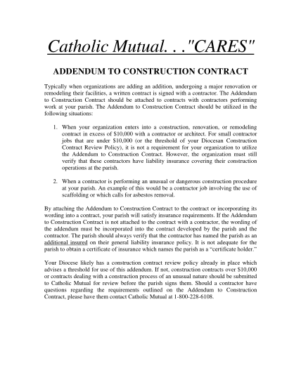 55306186-catholic-mutual-addendum-to-construction-contract-construction-policies-yakimadiocese