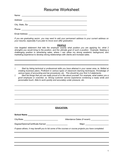 55322995-resume-worksheet-morningside-college-morningside