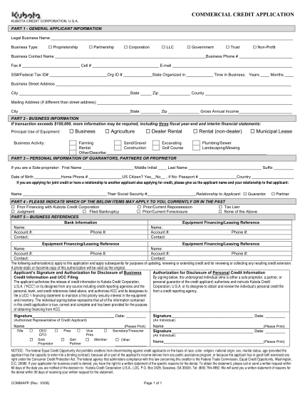 24 commercial credit application form Free to Edit Download Print
