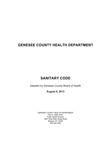 55654185-genesee-county-health-department-sanitary-code-adopted-by-genesee-county-board-of-health-august-6-2013-genesee-county-health-department-paul-a-co-genesee-ny
