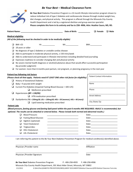 55656650-be-your-best-medical-clearance-form-missoula-county-home-co-missoula-mt