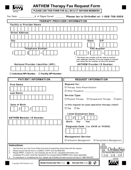 55706861-fillable-orthonet-anthem-therapy-request-form