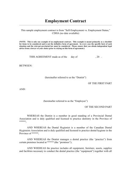 27 employment contract template page 2 free to edit download print cocodoc