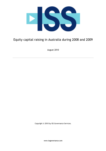 56148434-equity-capital-raising-in-australia-during-2008-and-2009