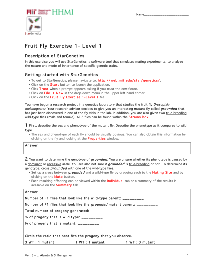 56176956-star-genetics-fruit-fly-exercise-1-level-1-answers