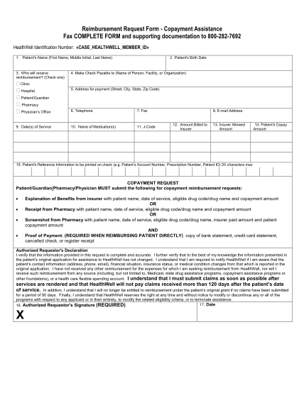 56287864-reimbursement-request-form-healthwell-foundation-healthwellfoundation
