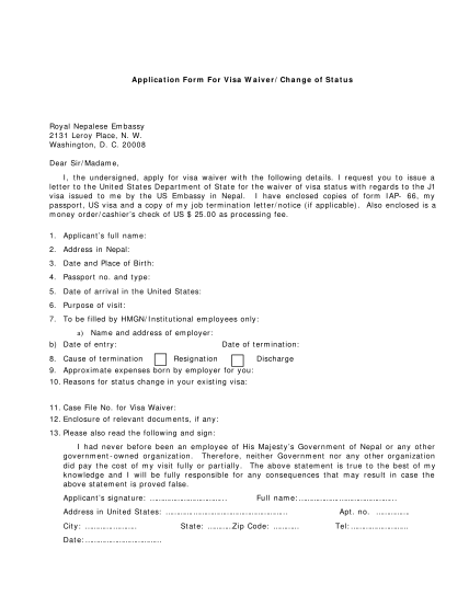 56422976-fillable-nepal-embassy-us-j1-waiver-form