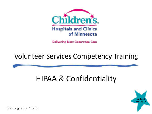 56428249-hipaa-amp-confidentiality-children39s-hospitals-and-clinics-of-childrensmn