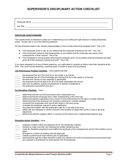 56543636-supervisor39s-disciplinary-action-checklist-olc