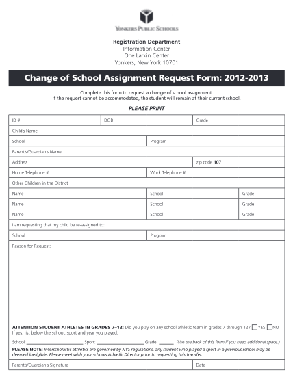 56787180-change-of-school-assignment-request-form-yonkers-public-yonkerspublicschools