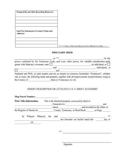 5695988-fillable-tennessee-fiduciary-deed-forn-form