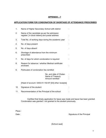 56967917-fillable-appendix-133-form-for-condonition-due-to-attendance-shortage-in-school