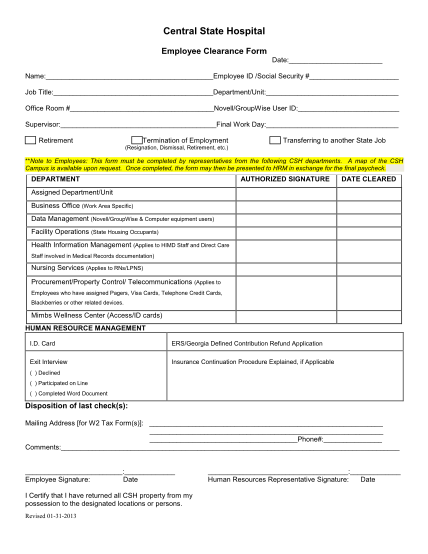 57096855-employee-clearance-form-central-state-hospital-centralstatehospital