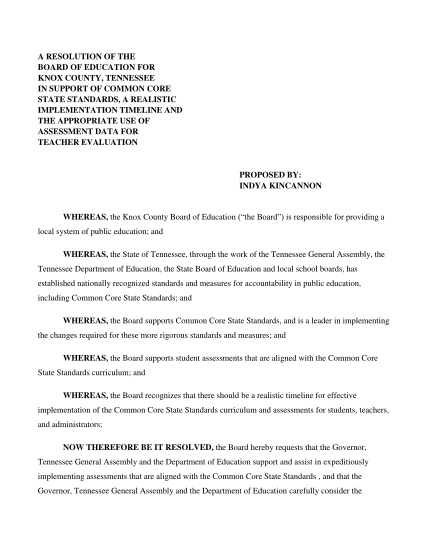 57098285-a-resolution-of-the-board-of-education-for-knox-county-tennessee-in-support-of-common-core-state-standards-a-realistic-implementation-timeline-and-the-appropriate-use-of-assessment-data-for-teacher-evaluation-proposed-by-indya-kincann