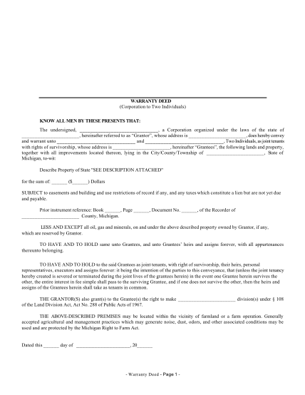 98 special warranty deed form page 7 - Free to Edit, Download & Print ...