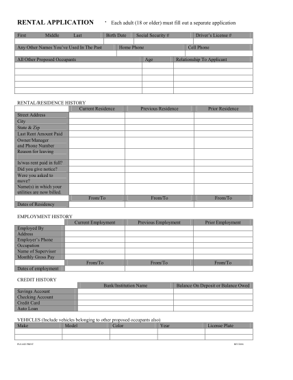 18 Printable apartment application process how long Forms and Templates -  Fillable Samples in PDF, Word to Download