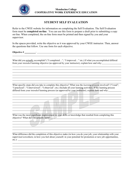 57298912-sample-self-evaluation-formpractice-sheet-mendocino-college-mendocino