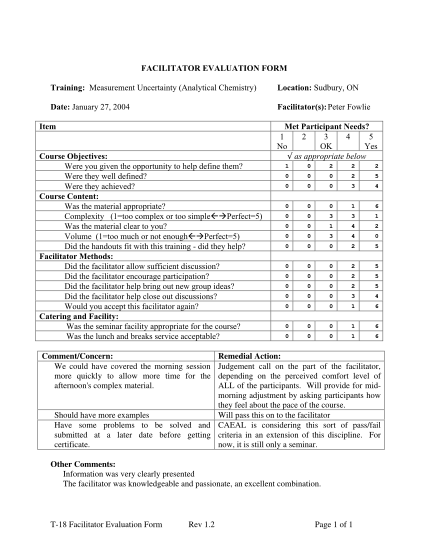 57628961-t-18-facilitator-evaluation-form-rev-12-page-1-of-1-cala-cala
