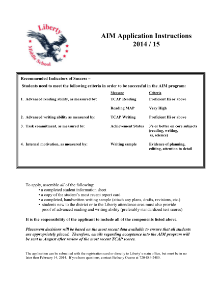 57661242-aim-application-instructions-2014-15-cherry-creek-schools-liberty-cherrycreekschools