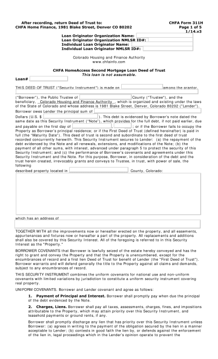 57909680-chfa-form-311h-homeaccess-second-mortgage-deed-of-trust