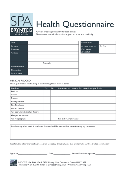 57979099-spa-health-questionnaire-brynteg-holiday-home-park-brynteg-co