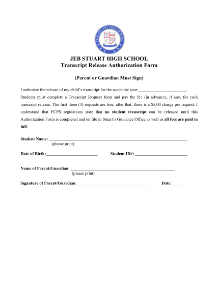 58125533-authorization-for-the-transcript-form