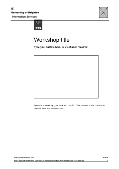 58382486-workshop-notes-template-staffcentral-university-of-brighton-staffcentral-brighton-ac