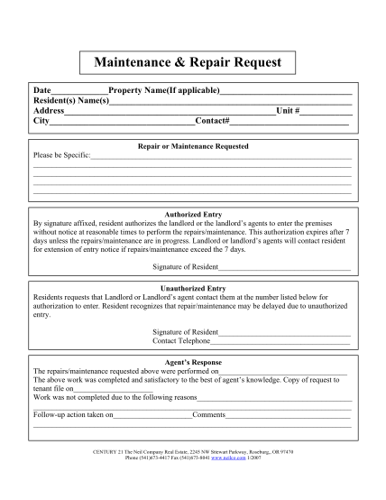 82 maintenance work order form pdf page 5 - Free to Edit, Download ...