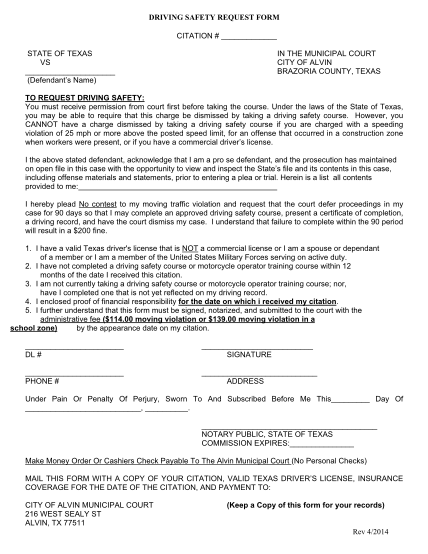 58757626-driving-safety-request-form-city-of-alvin-alvin-tx
