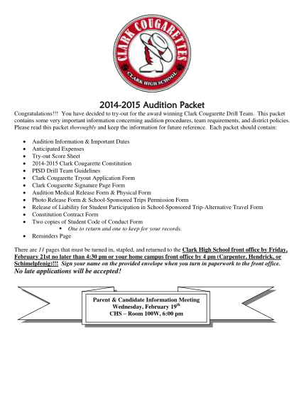 58941277-2014-2015-audition-packet-clarkcougarettesorg-clarkcougarettes