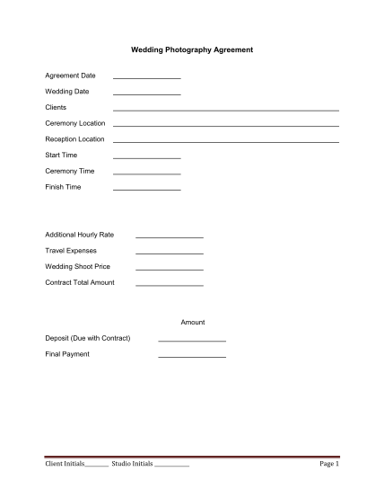 rate agreement template