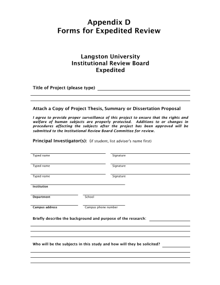 59184720-appendix-d-forms-for-expedited-review-langston-university-langston