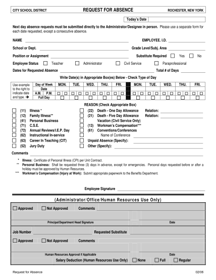 59414952-fillable-rochester-city-school-district-leave-of-absence-form-rcsdk12