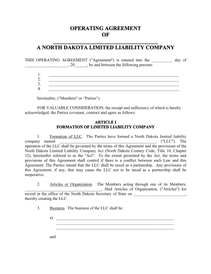 5982924-north-dakota-limited-liability-company-llc-operating-agreement