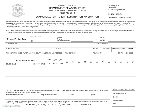 59841271-ct-registration-number-ftr-state-of-connecticut-department-of-agriculture-ct