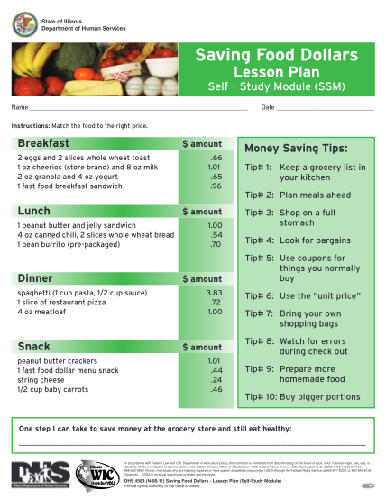 60257772-saving-food-dollars-lesson-plan-illinois-department-of-human-bb-dhs-state-il