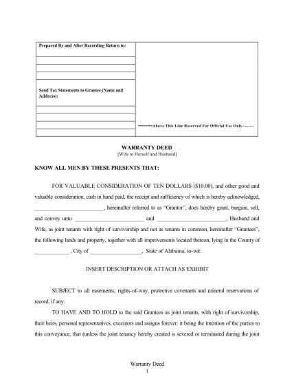 6027339-fillable-blank-alabamawarrenty-deed-for-with-right-of-surviorship-to-print-form