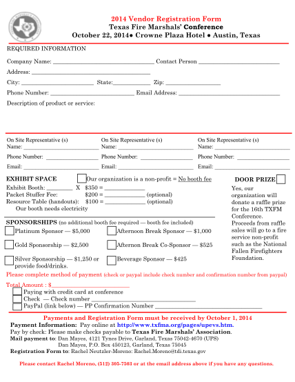 60340467-2014-vendor-registration-form-texas-fire-marshals-texasgov-tdi-texas