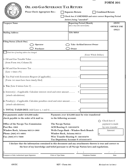 60531397-form-301-oil-and-gas-severance-tax-return-please-check-appropriate-box-separate-return-combined-return-check-box-if-amended-and-enter-correct-reporting-period-below-being-ampquot