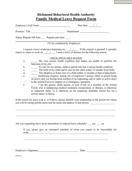 60543765-family-medical-leave-request-form-richmond-behavioral-health-rbha